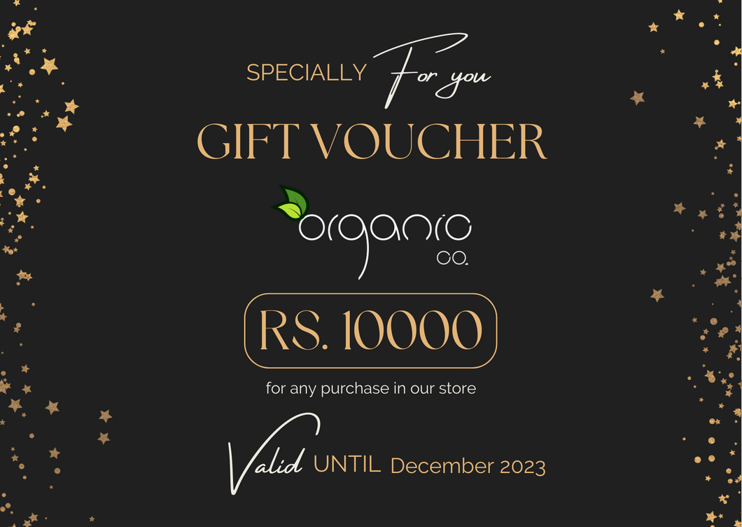 Organic Co Gift Card (Rs.10,000) - Organic Co