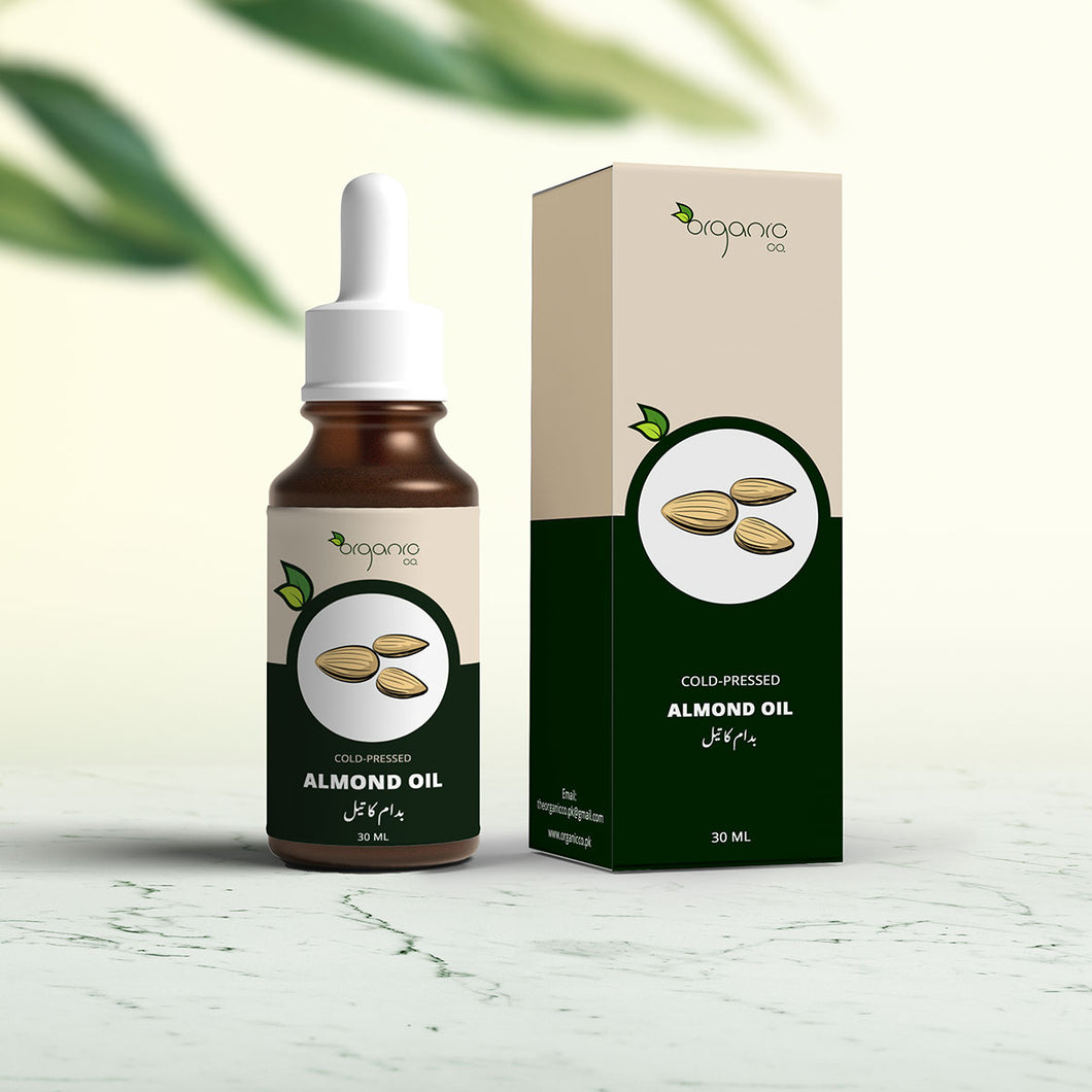 Almond Oil (Badam oil) - Cold-pressed - Organic Co